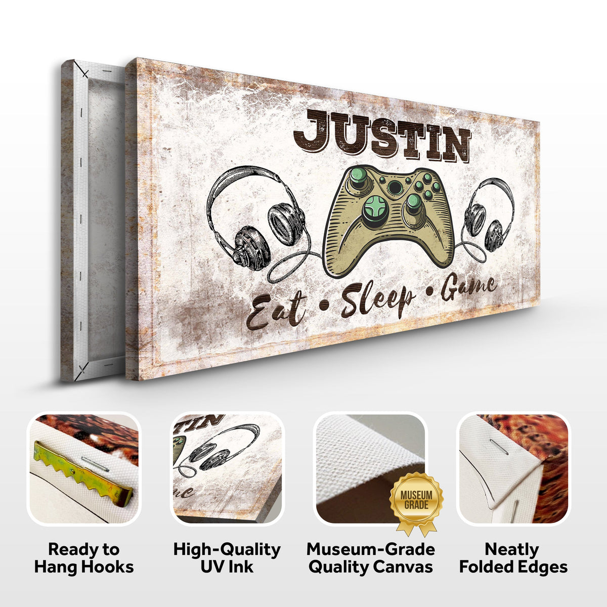 Eat Sleep Game Sign, photo 3 of 7
