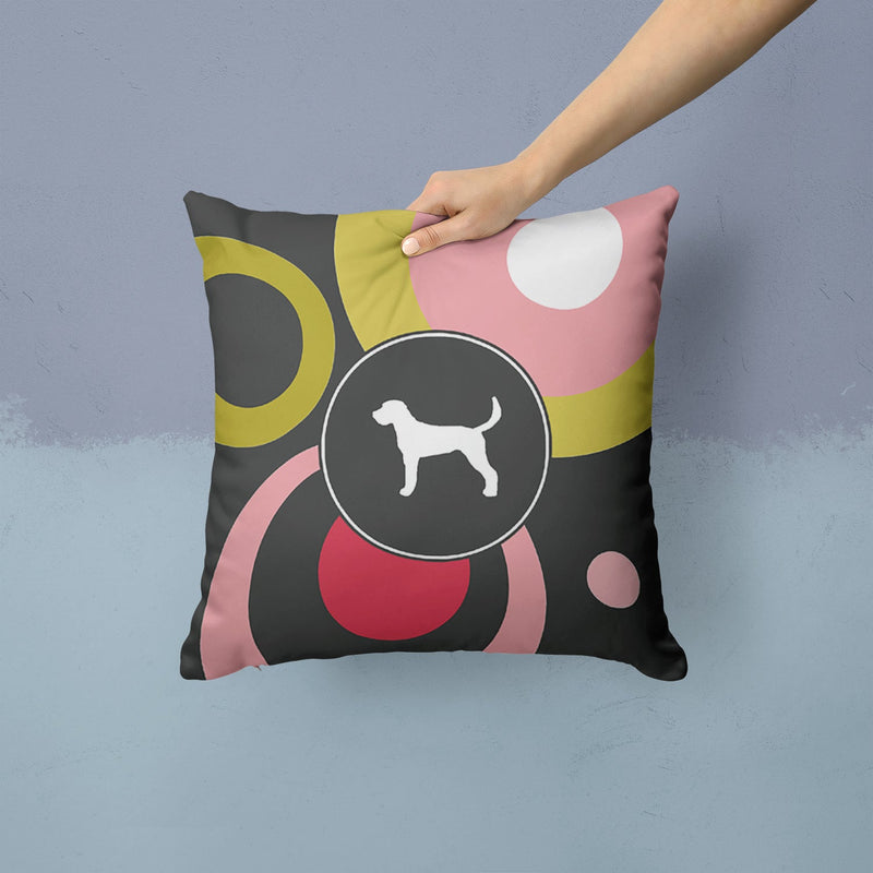 American Foxhound Throw Pillow - 14x14 Decorative Pillow – Art for Your Home & Patio