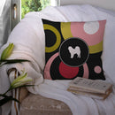 Decorative Throw Pillow 14x14 Indoor Outdoor Accent Cushion, Fabric Cover with Insert for Sofa, Bed, Porch & Living Room