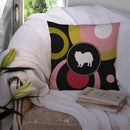 American Eskimo Throw Pillow - 14x14 Decorative Pillow – Art for Your Home & Patio