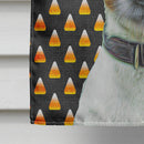 Candy Corn Halloween Jack Russell Terrier House Flag 28x40 Porch Sleeve Pole Decorative Outside Yard Banner Artwork Wall Hanging, Polyester