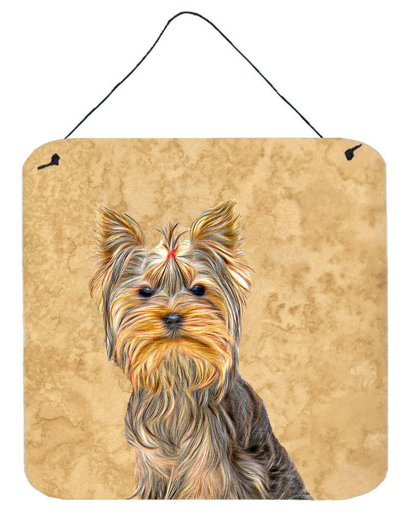 Yorkie Aluminium Metal Wall or Door Hanging Prints KJ1227DS66