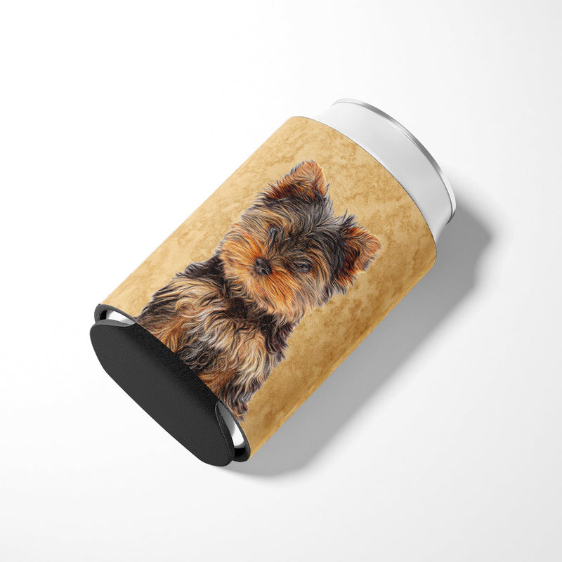 Yorkie Puppy / Yorkshire Terrier Can or Bottle Hugger KJ1230CC