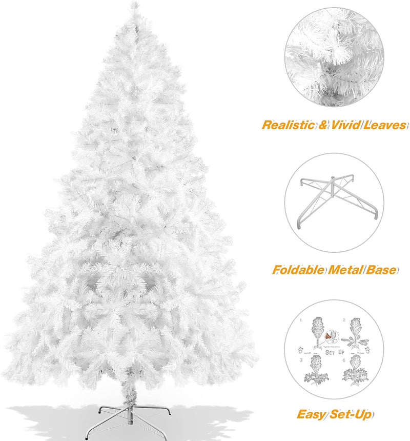 9' Premium Spruce Artificial Christmas Tree w/Metal Stand