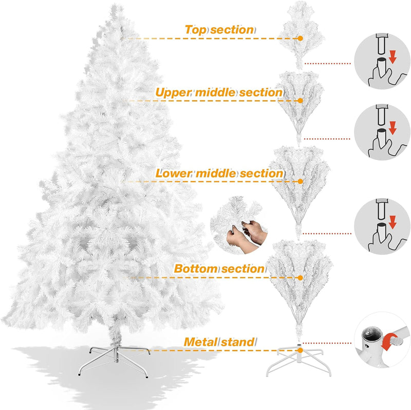 9' Premium Spruce Artificial Christmas Tree w/Metal Stand