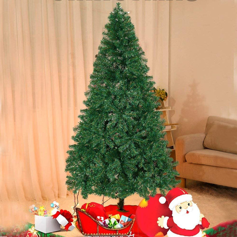 10' Premium Spruce Christmas Tree w/Metal Stand, Green