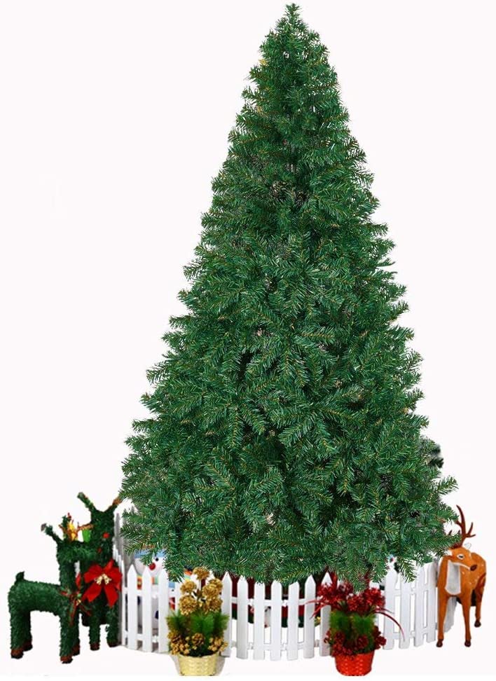 10' Premium Spruce Christmas Tree w/Metal Stand, Green