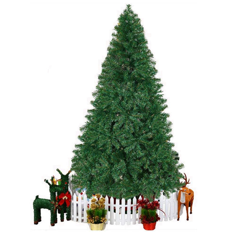 10' Premium Spruce Christmas Tree w/Metal Stand, Green