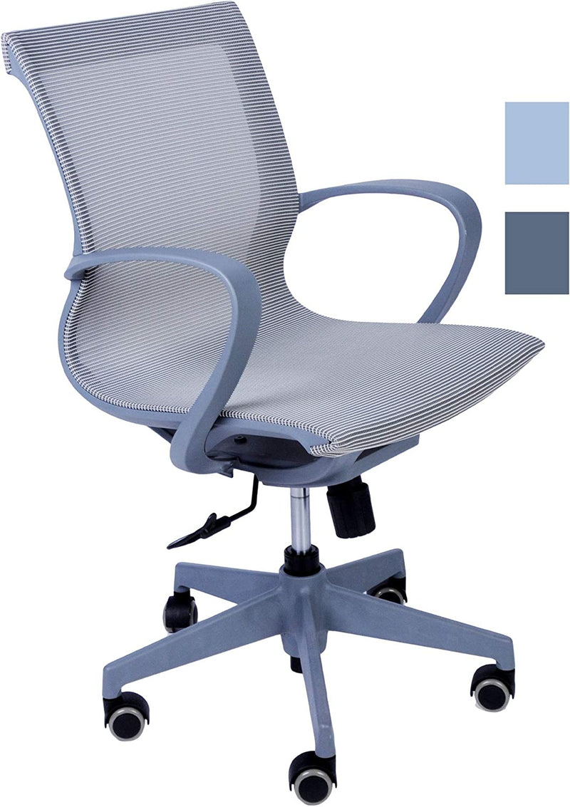 Office Mesh Chair Ergonomic Desk Chair with Armrest and 5 Swivel Casters