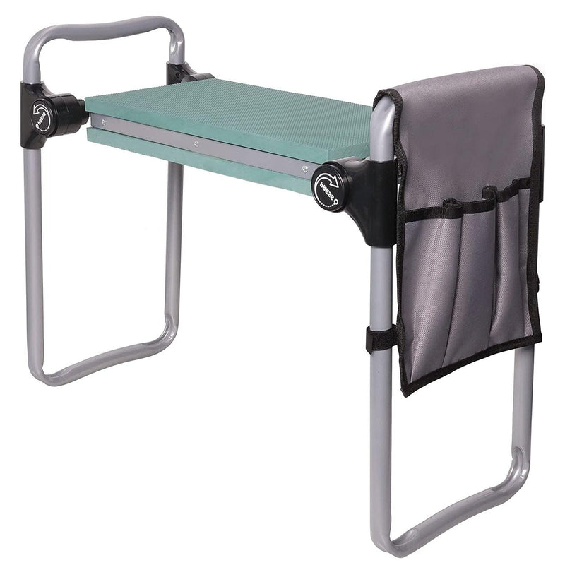 Widen Upgrade Foldable Garden Kneeler Bench Workseats and Seat Stool w/Tool Pocket and Soft EVA Kneeling Pad