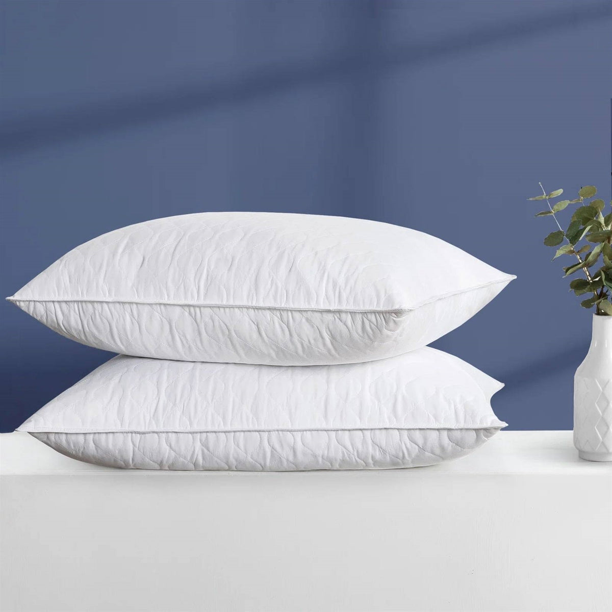 Set of 2 Machine Washable Down Feather Blend Pillow in King size, photo 3 of 5