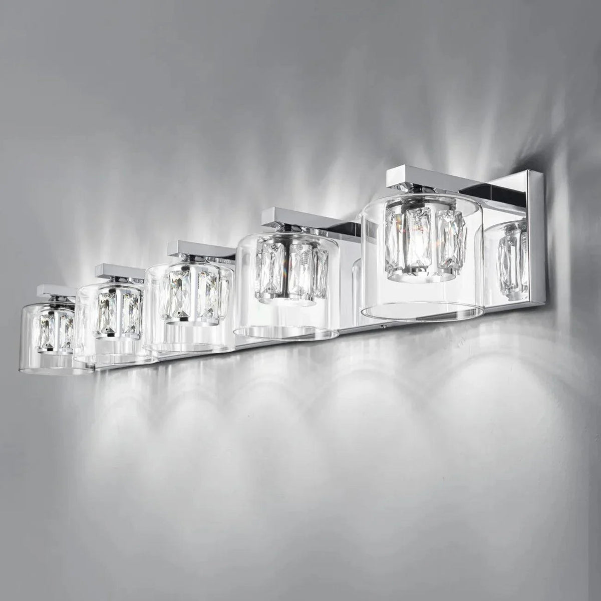 Kolt Modern 5-Light Bathroom Vanity Light, photo 5 of 19