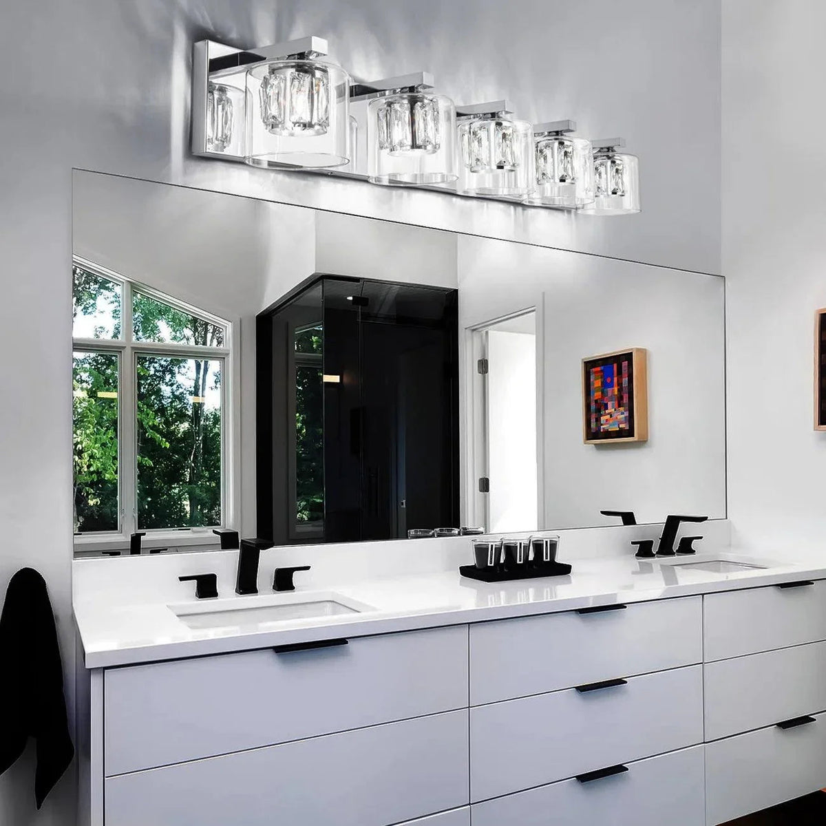 Kolt Modern 5-Light Bathroom Vanity Light, photo 2 of 19