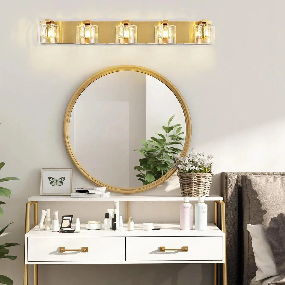 Kolt Modern 5-Light Bathroom Vanity Light, photo 16 of 19