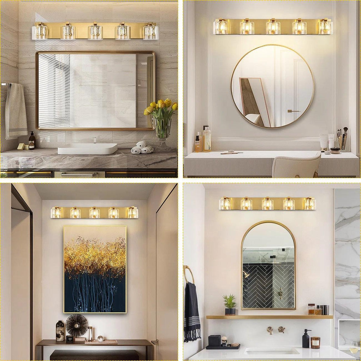 Kolt Modern 5-Light Bathroom Vanity Light, photo 18 of 19