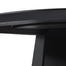 Koa 48" Round Solid Wood Pedestal Dining Table