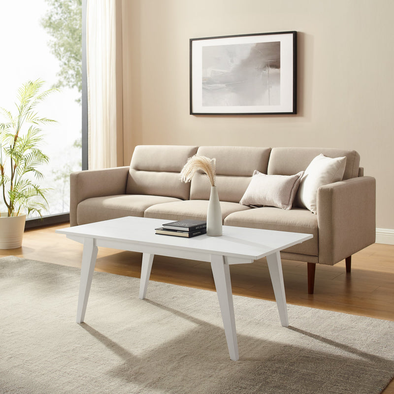 Kochi Minimalist Solid Wood Rectangle Coffee Table