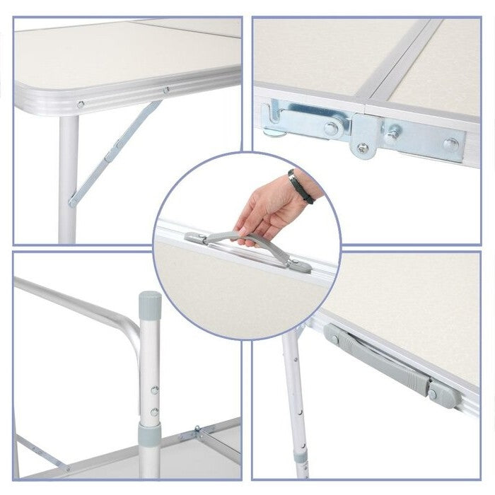 Multipurpose Indoor/Outdoor Lightweight Folding Table with Carry Handle, photo 5 of 5