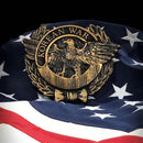 Korean War Veteran Grave Marker & Flag Holder with Aluminum Ground Spike | Made in USA by Flagman of America