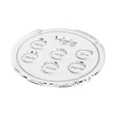 Woven Leather Seder Plate by Feldart