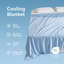 Kasentex Summer All Season Ultra Soft Silky Cooling Blanket, Hypoallergenic and Breathable