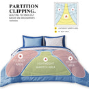 Kasentex Reversible 5 and 7 Piece Ultra Soft Cozy Bed Comforter Sets, Room Decor