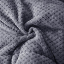 Kasentex Ultra Soft All Season Reversible Plush Sherpa Lined Comforter, Twin, Queen, King