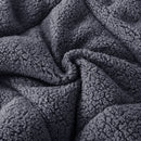Kasentex Ultra Soft All Season Reversible Plush Sherpa Lined Comforter, Twin, Queen, King