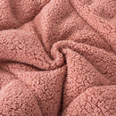 Kasentex Ultra Soft All Season Reversible Plush Sherpa Lined Comforter, Twin, Queen, King