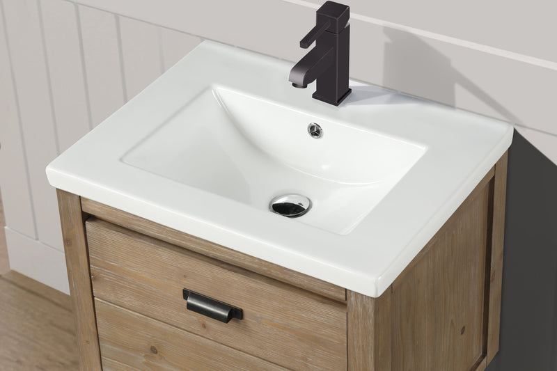 Kane 24" Bathroom Vanity Weathered Fir