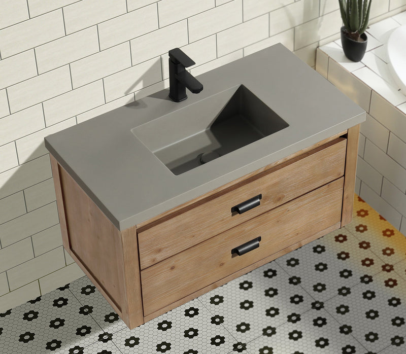 Kane 36" Bathroom Vanity Weathered Fir