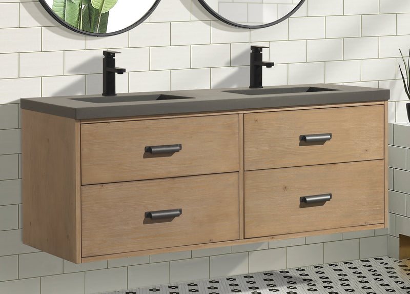 Kane 55" Bathroom Vanity Weathered Fir