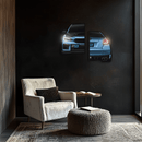 Car light up sign, Car neon light sign, Car wall art lighted, Car led wall decor, Car led sign, Garage neon sign, Neon painting art For Man - UvCar23