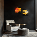 Car light up sign, Car neon light sign, Car wall art lighted, Car led wall decor, Car led sign, Garage neon sign, Neon painting art For Man - UvCar34