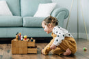Compact Bamboo Desktop Drawer | Stackable Eco-Friendly Office Organizer by MobilevisionUS