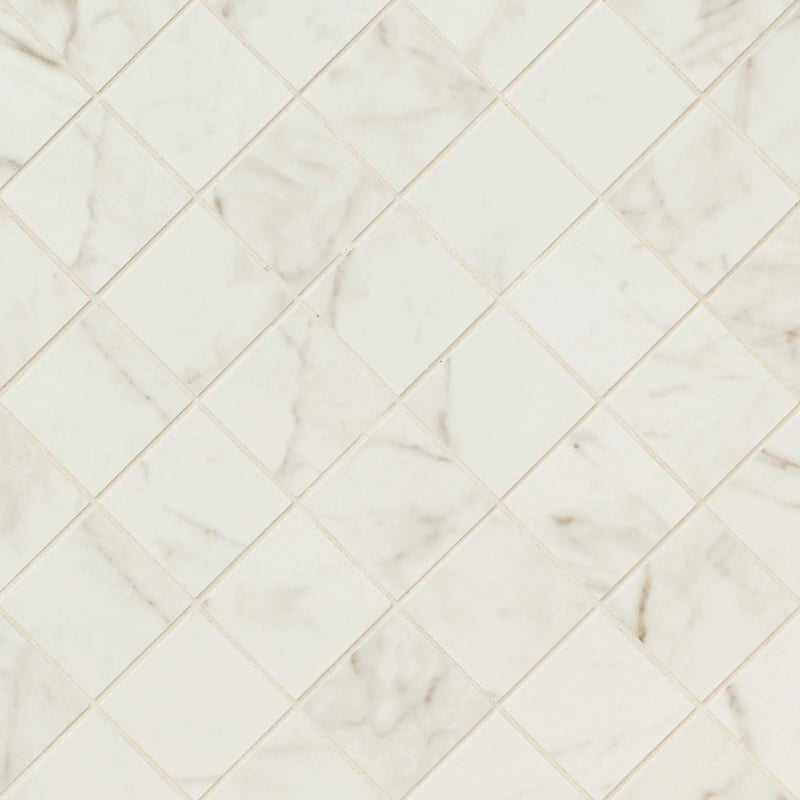 MSI Kaya Carrara Bianco Porcelain Mosaic Wall and Floor Tile