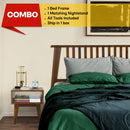 Kaylin Solid Wood Bed Frame by Megsu