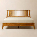 Kaylin Solid Wood Bed Frame by Megsu
