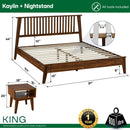 Kaylin Solid Wood Bed Frame by Megsu