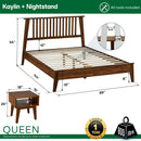 Kaylin Solid Wood Bed Frame by Megsu