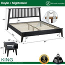 Kaylin Solid Wood Bed Frame by Megsu