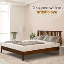 Kaylin Solid Wood Bed Frame by Megsu