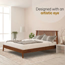 Kaylin Solid Wood Bed Frame by Megsu