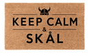 Keep Calm and Skal Coir Mat