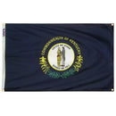 Kentucky Flag with Grommets Along the Edges for Wall Hanging by Flagman of America