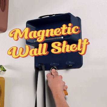 Floating Wall Shelf, Magnetic Key Holder, photo 2 of 12