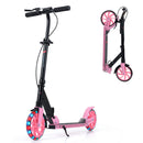 Kick Scooter for Kids Teens Adults Age 8+ Foldable Scooter with Large Light-up Wheels