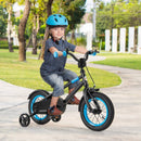 Kids Bike with Adjustable Handlebar and Saddle Black by LJGDeals