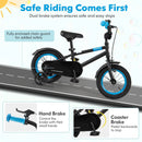 Kids Bike with Adjustable Handlebar and Saddle Black by LJGDeals