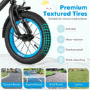 Kids Bike with Adjustable Handlebar and Saddle Black by LJGDeals